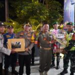 Pastikan Keamanan Malam Takbir, Kapolres Nganjuk dan Forkopimda Tinjau Pos Pengamanan