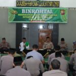 Polres Nganjuk Gelar Binrohtal, Angkat Tema Pengendalian Nafsu dalam Kehidupan