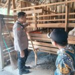 Dukung Ketahanan Pangan, Polsek Lengkong Laksanakan Pemantauan Peternakan Warga