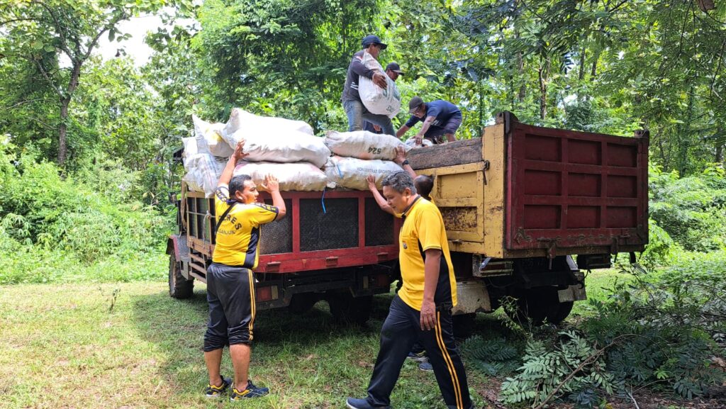 Pendampingan Panen Jagung di Wilangan, Wujud Nyata Dukung Ketahanan Pangan