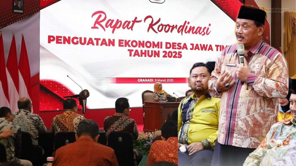 Kang Marhaen Bupati Nganjuk, Hadiri Rakor Penguatan Ekonomi Desa, Jawa Timur.