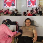 Polres Nganjuk Gelar Donor Darah Sambut Hari Bhayangkara ke-79, Targetkan 100 Pendonor