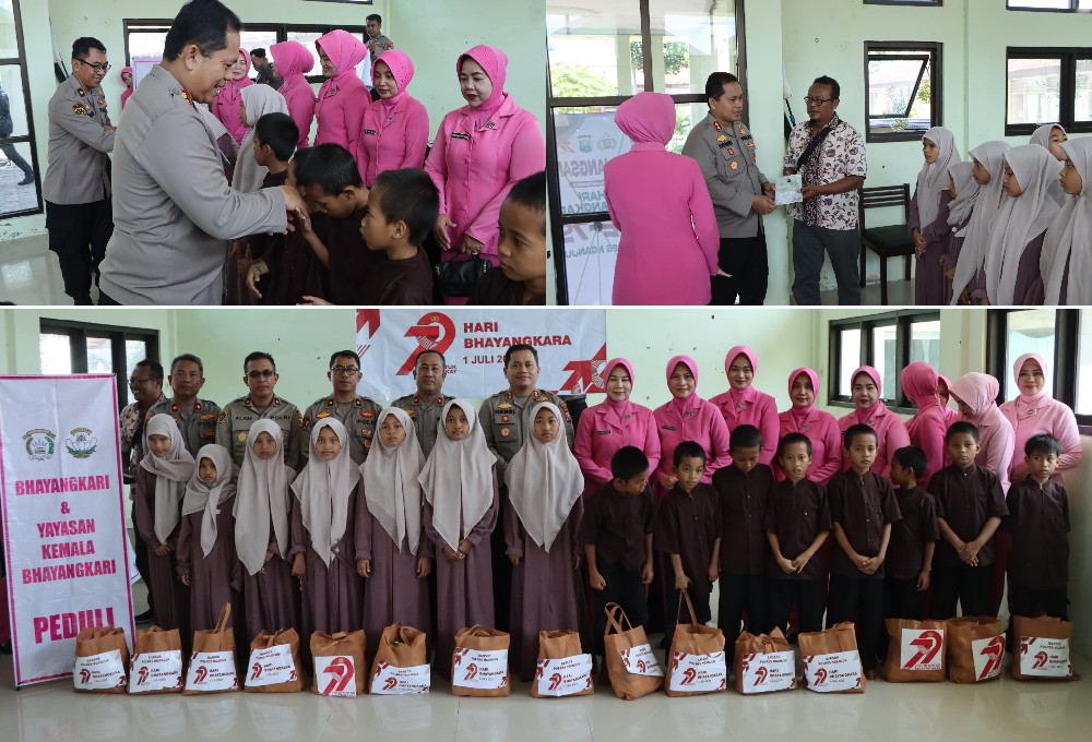 Polres Nganjuk Gelar Bakti Sosial Serentak di Panti Asuhan, Wujud Nyata Kepedulian di Hari Bhayangkara ke-79