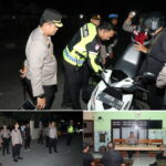 Kapolres Nganjuk Pimpin Langsung Patroli SREG dan Penyekatan di Perbatasan Jelang 1 Suro