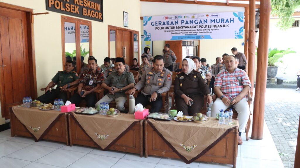 Polres Nganjuk Hadirkan Beras SPHP Murah untuk Warga