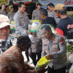 Polres Nganjuk Gelar Gerakan Pangan Murah untuk Warga Sekitar Mako