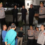 Kapolres Nganjuk Pimpin Patroli Malam, Pastikan Keamanan Obyek Vital