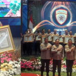 Polres Nganjuk Raih Dua Penghargaan di Rakernis SDM Polda Jatim