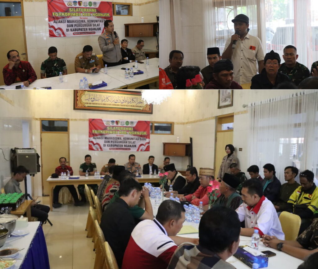 Forkopimda dan Polres Nganjuk Gelar FGD, Mahasiswa Ikut Jaga Kondusivitas
