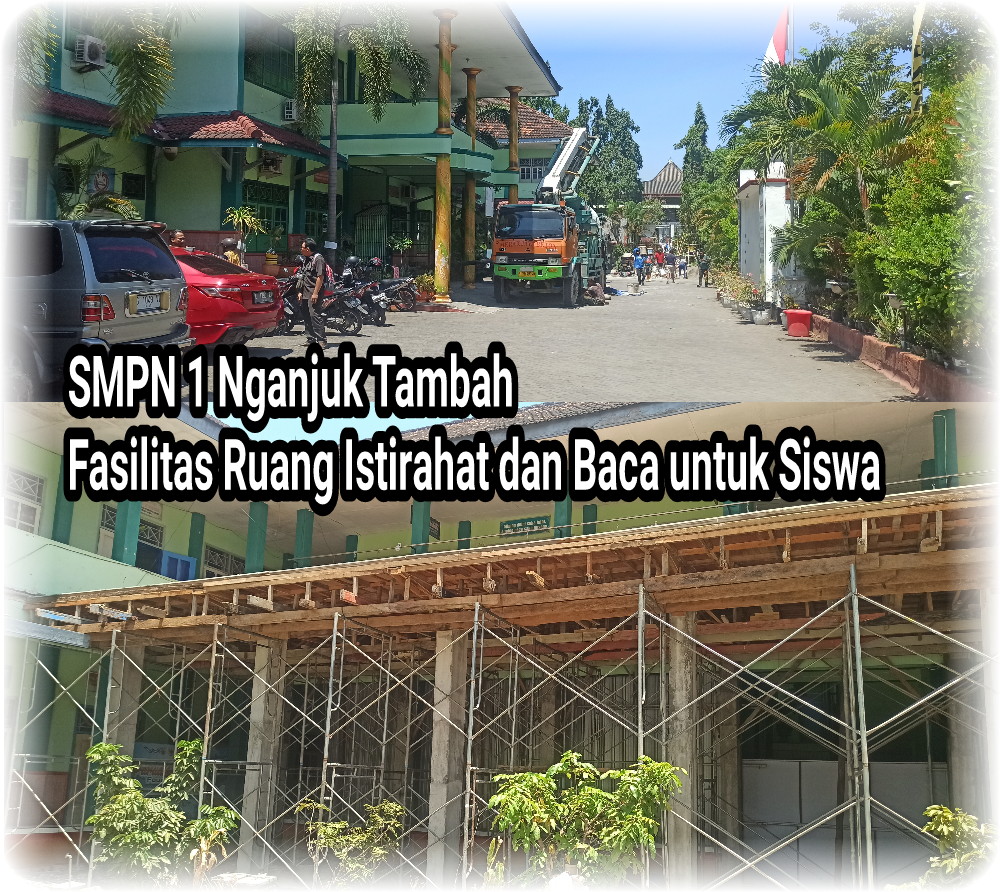 SMPN 1 Nganjuk Tambah Fasilitas Ruang Istirahat dan Baca untuk Siswa