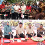 Kang marhaen Resmikan Jalan Penghubung Antar dusun antara Desa Tempuran dan Desa Ngluyu.