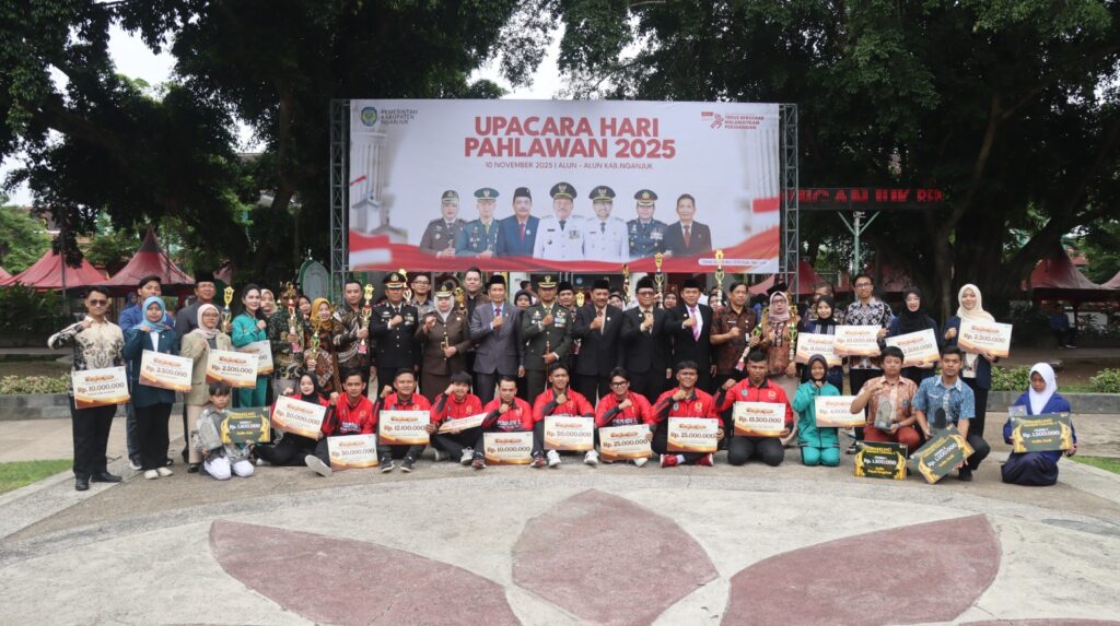 Momentum Hari Pahlawan, Polres Nganjuk Teguhkan Komitmen Pengabdian untuk Negeri