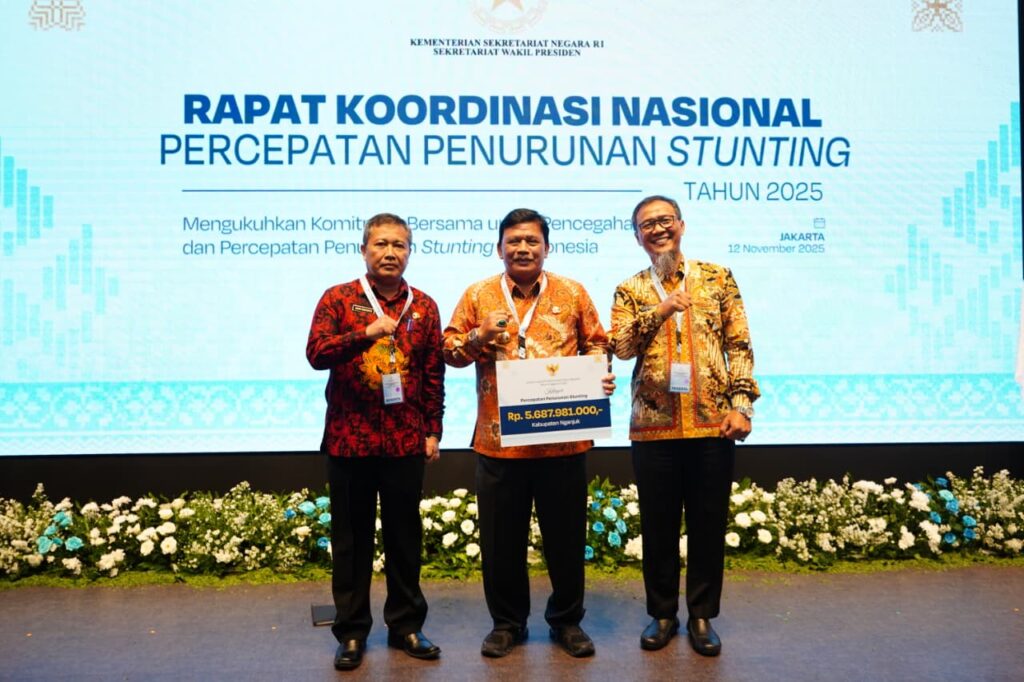 Pemkab Nganjuk Raih Insentif Fiskal Rp5,6 Miliar atas Keberhasilan Tekan Stunting