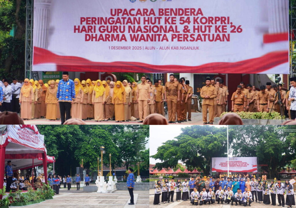 Bupati Nganjuk Serahkan Apresiasi GTK 2025 sebagai Bentuk Penghargaan Mutu Pendidikan.