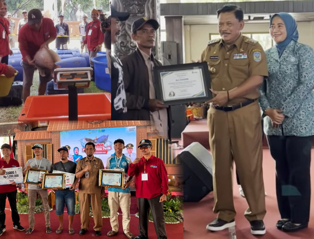 Bupati Nganjuk, Marhaen Djumadi, Hadiri Lomba Abot-Abotan Iwak 2025