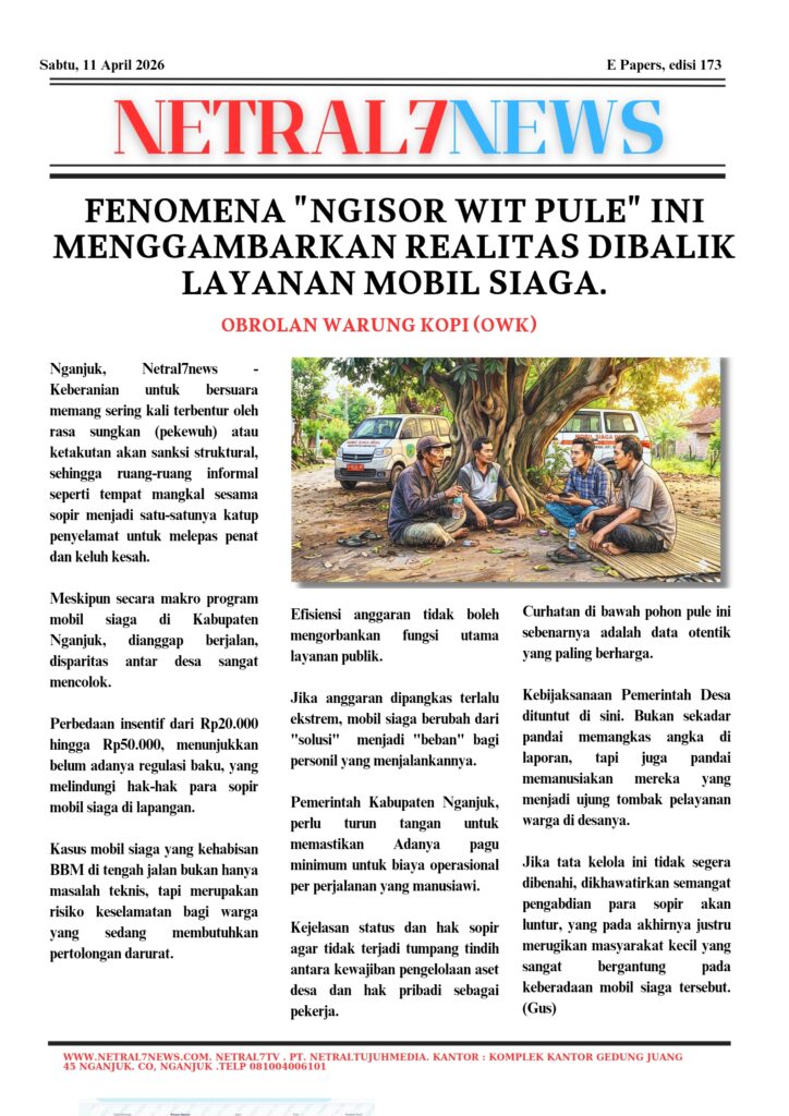 Fenomena “Ngisor Wit Pule” ini menggambarkan realitas dibalik Layanan Mobil siaga.