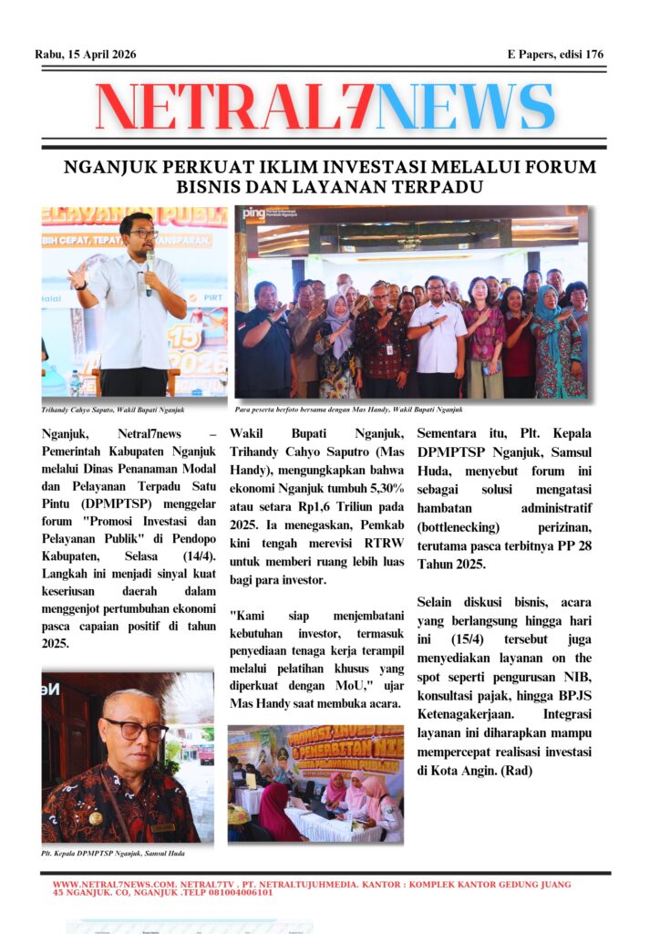 Nganjuk Perkuat Iklim Investasi Melalui Forum Bisnis dan Layanan Terpadu