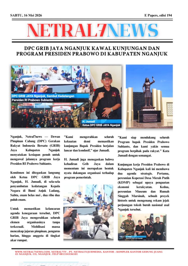 DPC GRIB JAYA Nganjuk Kawal Kunjungan dan Program Presiden Prabowo di Kabupaten Nganjuk