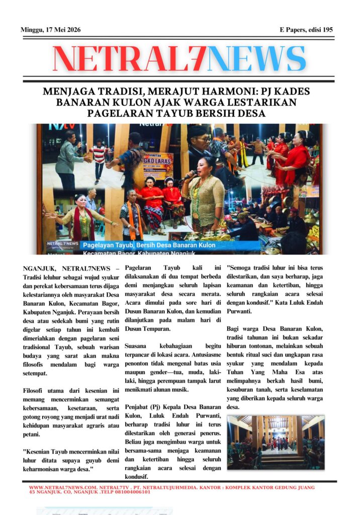 MENJAGA TRADISI, MERAJUT HARMONI: PJ KADES BANARAN KULON AJAK WARGA LESTARIKAN PAGELARAN TAYUB BERSIH DESA