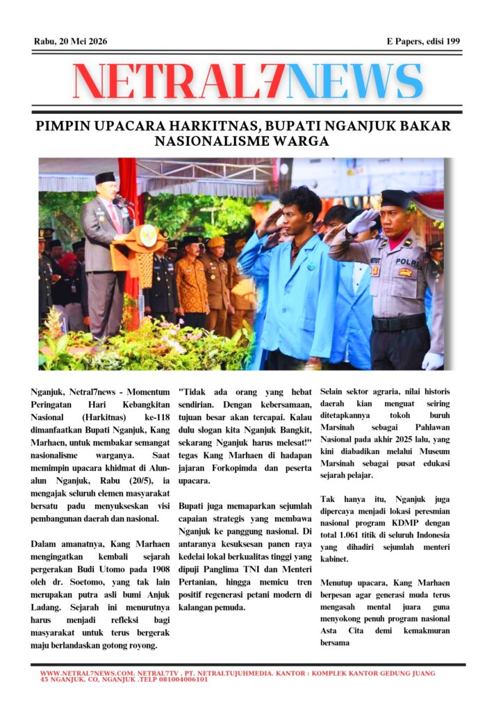 Pimpin Upacara Harkitnas, Bupati Nganjuk Bakar Nasionalisme Warga