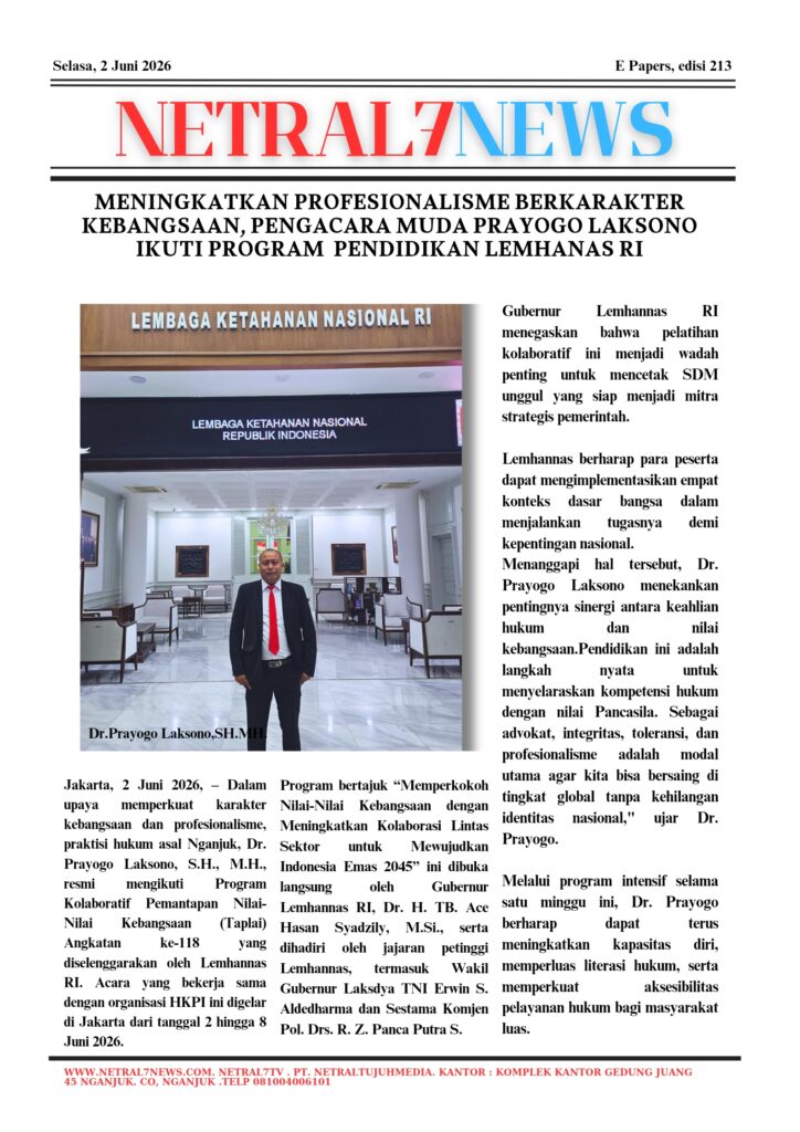 Meningkatkan profesionalisme berkarakter kebangsaan, Pengacara Muda Prayogo Laksono Ikuti Program Pendidikan LEMHANAS RI